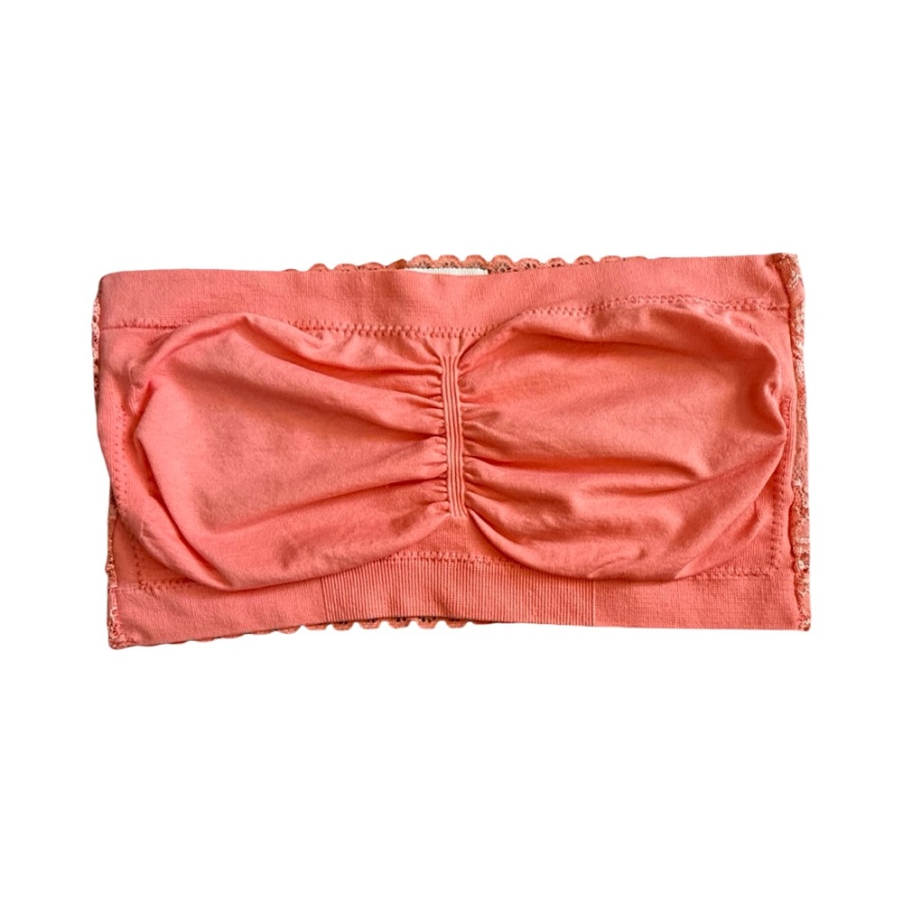 Zenana Outfitters Coral Lace Bandeau